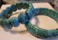 Turquoise 2 Stretch Bracelet Set 18x13mm